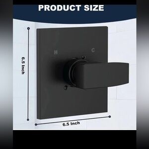 Replacement for Delta 13/14 Series Shower Valve Trim Kit, Black Matte